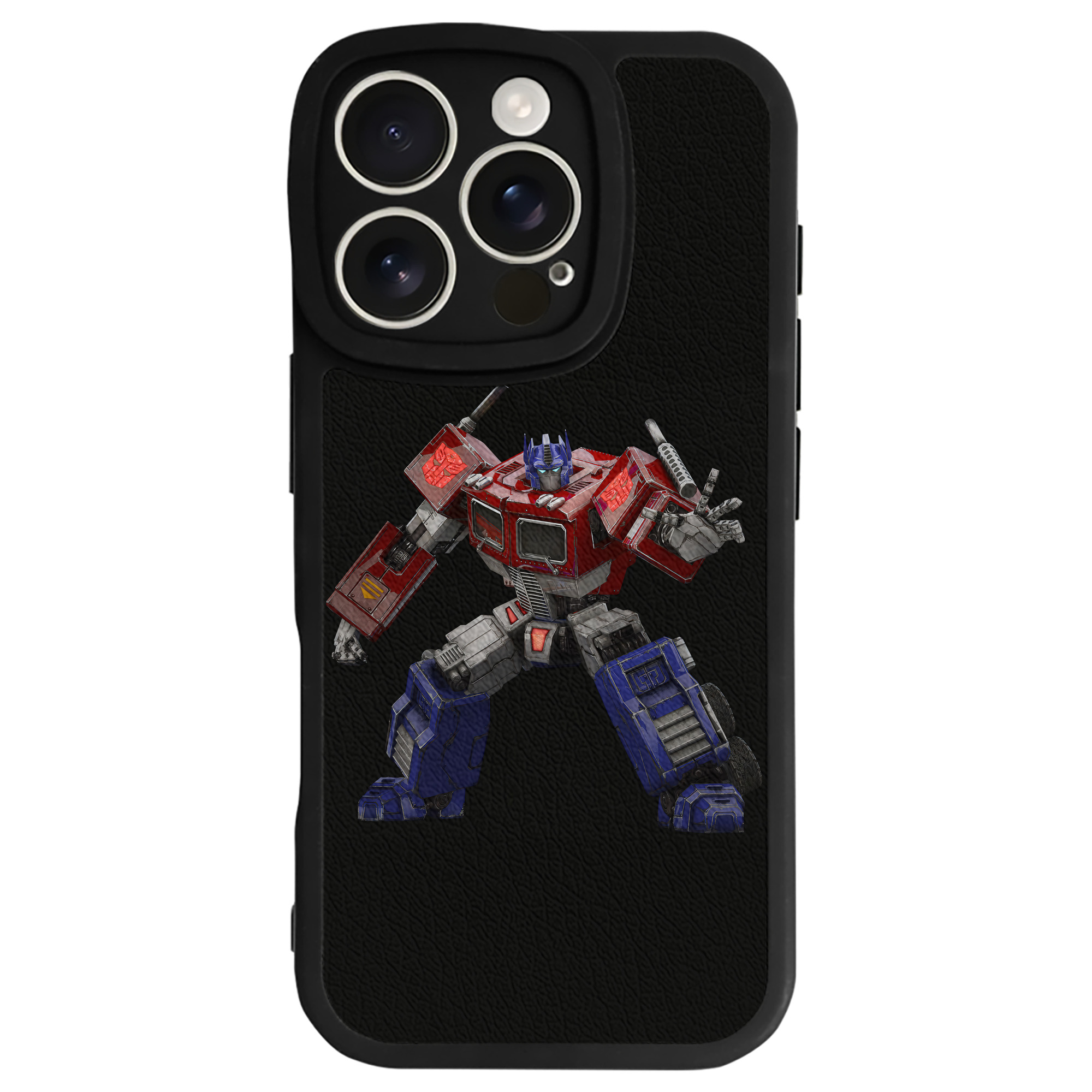 （画像用） Transformers トランスフォーマー 【iPhone 16シリーズ対応】シリコンスマホケース（レザー調） 材質：シリコン
